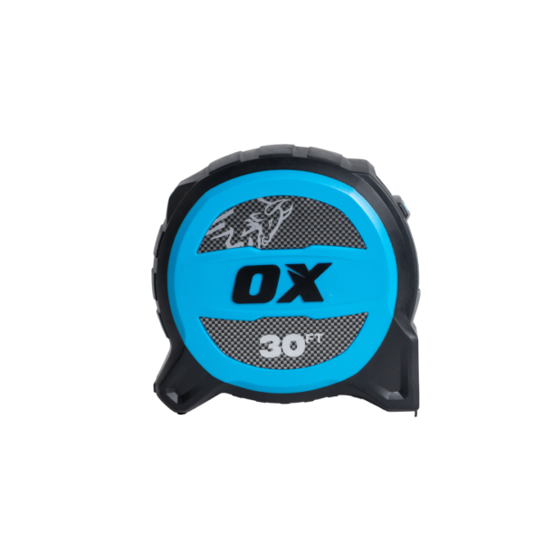 OX Pro 30-Foot Tuff Blade Tape Measure – Magnetic Dual Hook & 1 1/4″ Wide Blade